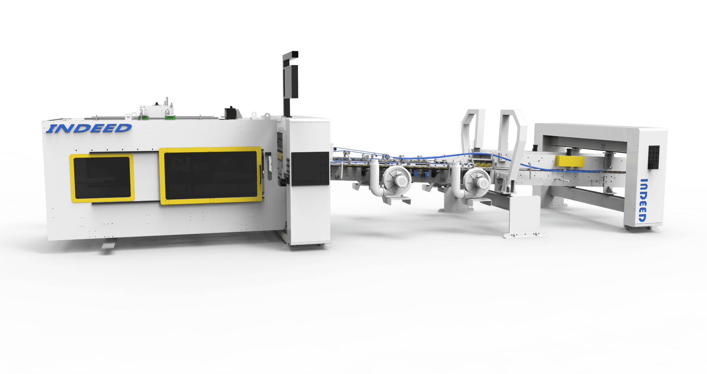 floder gluer machine upward full servo counter ejector type kunshan indeed