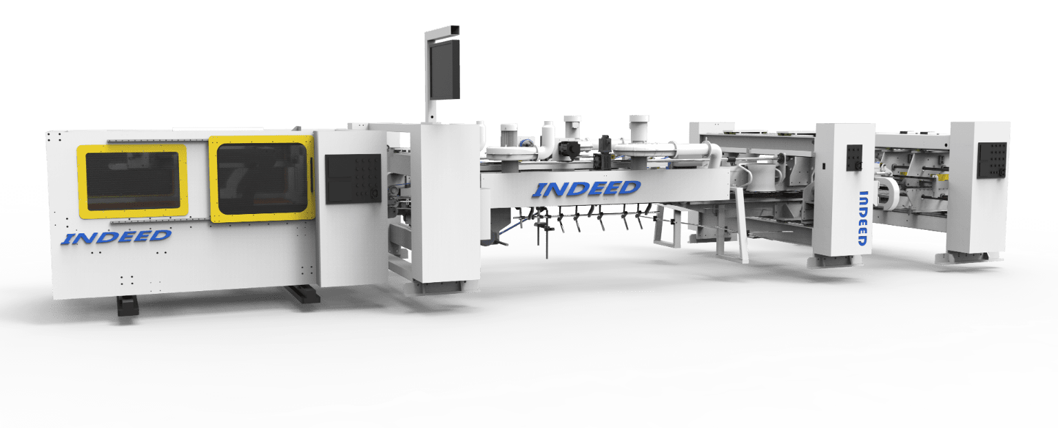 folder gluer machine downward miniline type b kunshan indeed