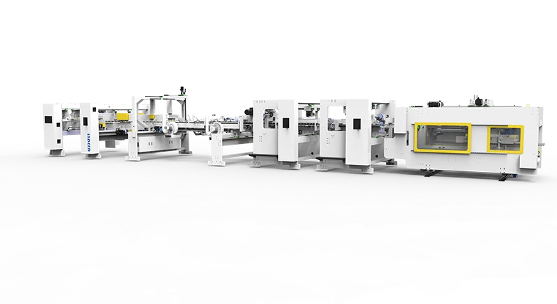 Upward-Folder Gluer-and-Stitching-Machine