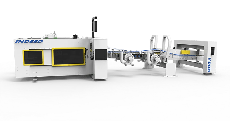 floder gluer machine upward full servo counter ejector type kunshan indeed