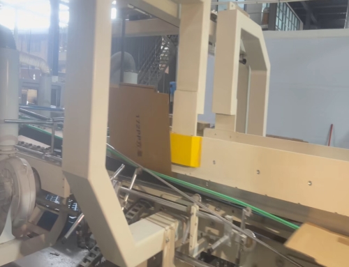 1428 Upward Folder Gluer & Stitcher Inline Line Case Study